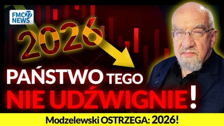 PAŃSTWO TEGO NIE&nbsp;UDŹWIGNIE! Prof.&nbsp;Modzelewski OSTRZEGA: Katastrofa fiskalna 2026